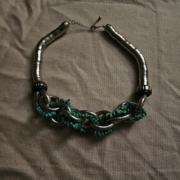 Stacked Coil Necklace Snake Chain - Picture 8 of 8